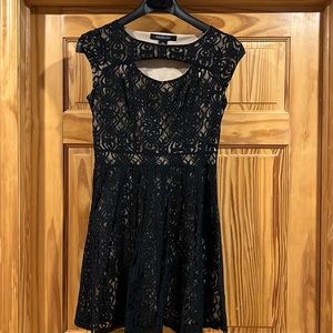 Black Lace Cocktail Dress
